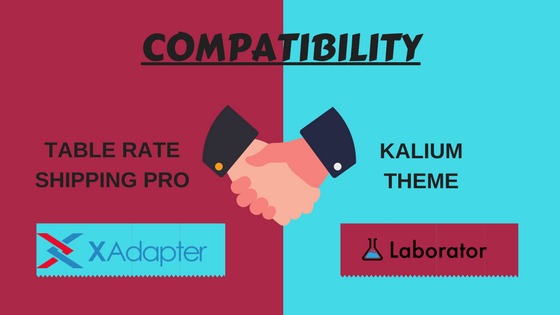 Kalium Theme with Table Rate Shipping Pro