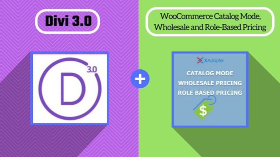 Divi with WooCommerce Catalog Mode, Wholesale & Role-Based Pricing Plugin